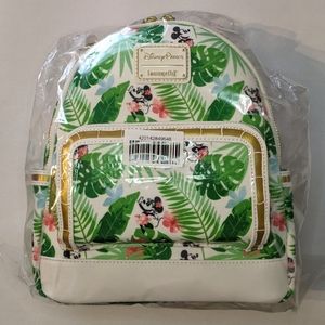 Loungefly Tropical Mickey and Minnie print